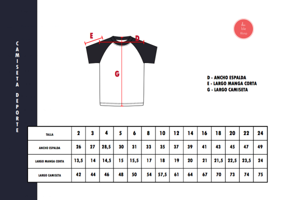 Tallas Camiseta Salesianos Carabanchel