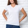 Camiseta Mujer manga corta cuello pico JHK TSRLCMFP