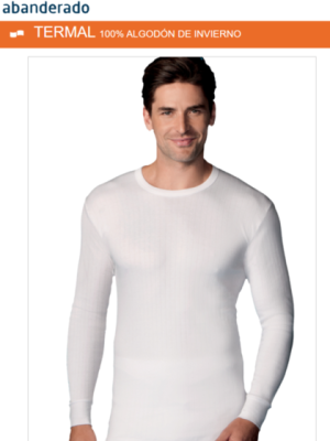 Camiseta m/larga algodón termal ABANDERADO Ref. 208