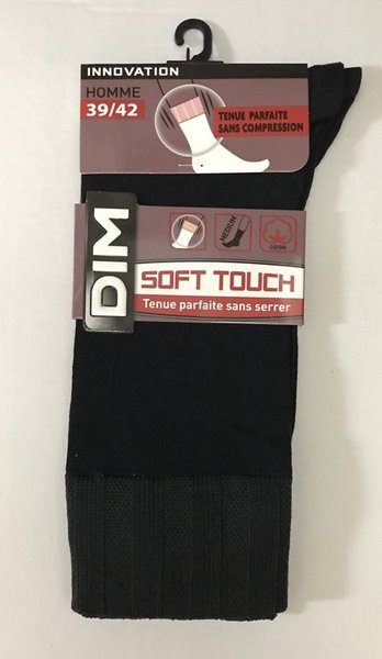 Calcetín Caballero algodón DIM D02NKM Soft Touch