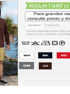 Camiseta Manga larga Basica JHK Tsra150LS