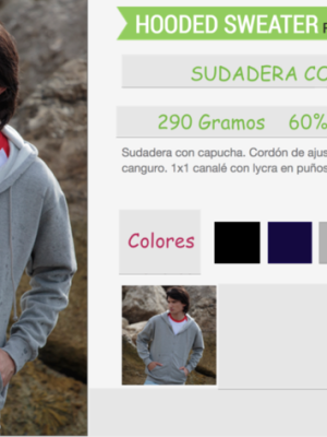 Sudadera Capucha unisex JHK - SWUAHOOD