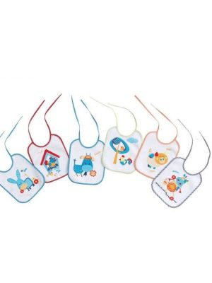 Babero Bebé rizo plastificado mediano INTER BABY Ref. 132