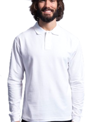 Polo manga larga adulto JHK