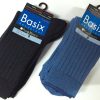 Pack 3 calcetines canalé PUNTO BLANCO Azul Francia o Marino