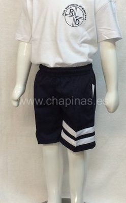 Pantalón Corto deporte vivos en Blanco