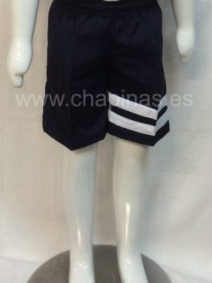 Pantalón Corto deporte vivos en Blanco