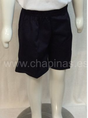 Pantalón corto tela deporte liso