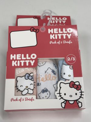 Lote 3 bragas niña HELLO KITTY