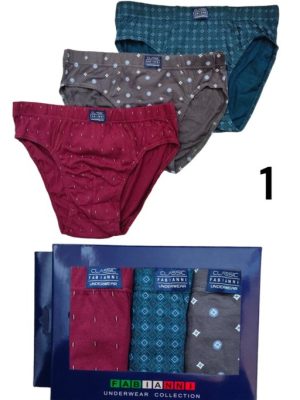 Pack de 3 Calzoncillos Slip FABIANNI F9000