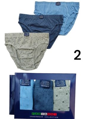 Pack de 3 Calzoncillos Slip FABIANNI F9000