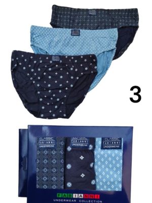 Pack de 3 Calzoncillos Slip FABIANNI F9000