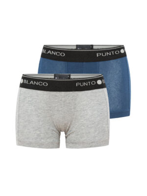 Pack 2 Boxer Niño PUNTO BLANCO Algodón LISO