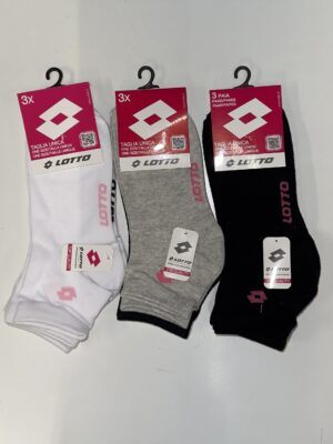 Pack 3 Calcetines Mujer tobillero LOTTO KRIS